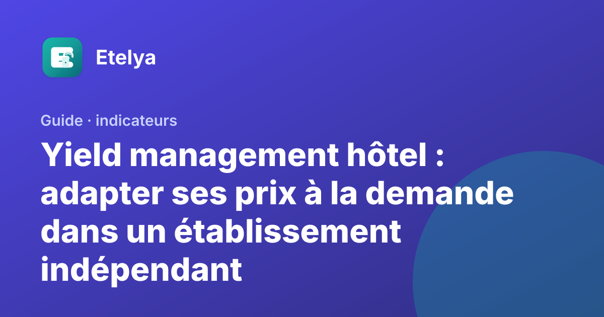 Calendrier de réservations d'un hôtel avec des prix qui varient selon les jours de forte et de faible demande